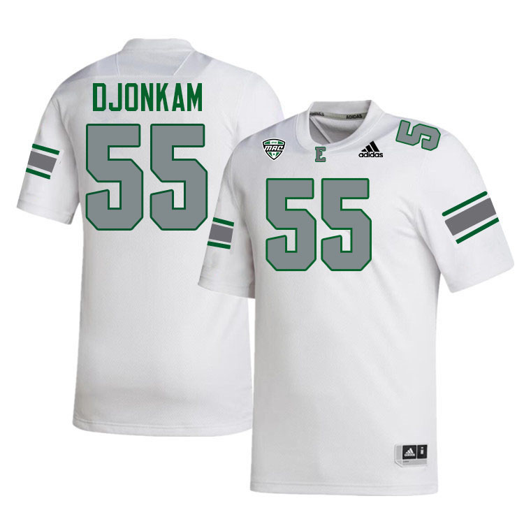 James Djonkam Eastern Michigan Jersey,Eastern Michigan University Eagles Football Jersey-White